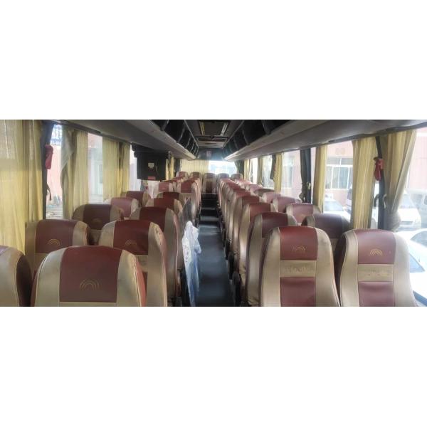 Тренер Cummins Engine дверей автобуса 53seats 2 общественного транспорта автобуса ZK6129 Yutong городской с туалетом