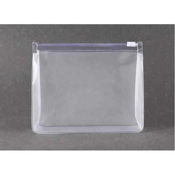 Matte Clear Cosmetic Bags Clothes Storage Zip Lock Reclosable Frost Packing Pouch