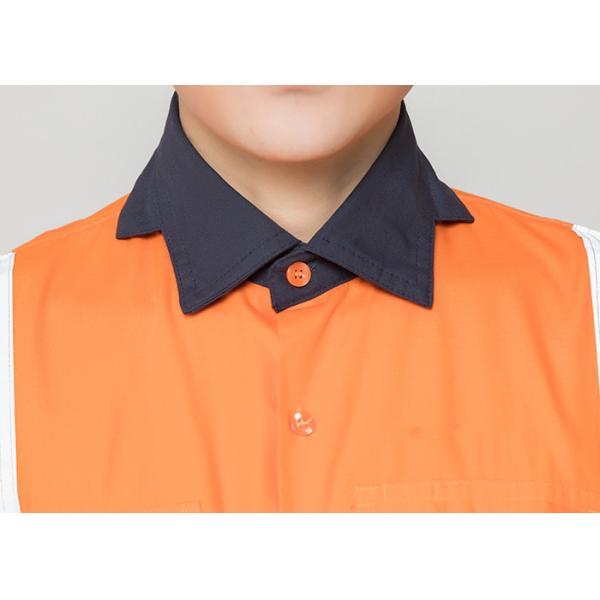 Double Stitching Safety Work Clothes High Visable Orange Jacket Bib Pants Suit
