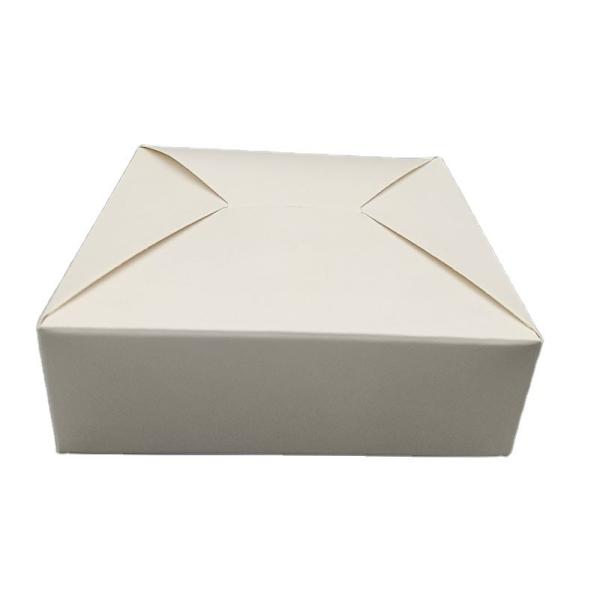 Caja de papel plegable en blanco sin impresión Con papel de oro embalaje de regalo de promoción de forma cuadrada Botón de la caja inferior