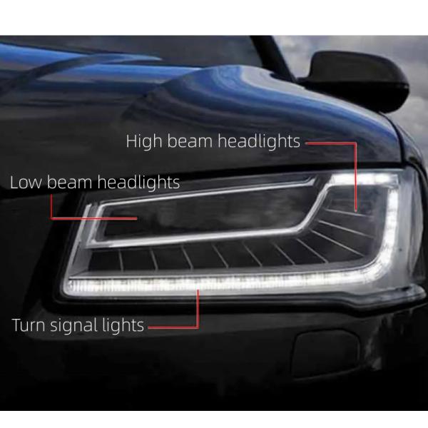 Audi A8 модернизированный стиль светодиодные фары 1996-2016 2017-2019