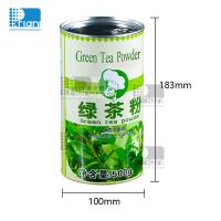 Food Grade Sealed Tea Tin Packaging , Metal Round Coffee Bean Can With Airtight Screw Top