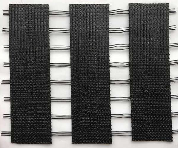 900-50KN High Strength Polyester Uniaxial Geogrid For Stabilication Reinforcement