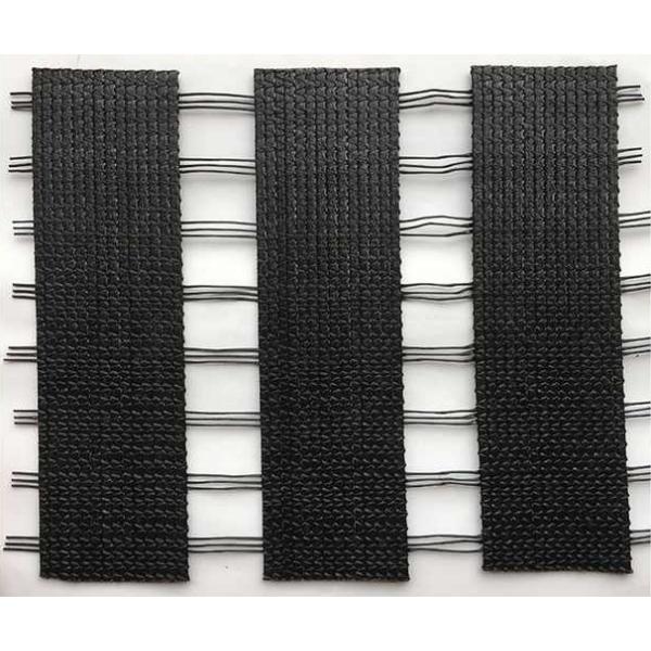 200-100 Kn/M Reinforced PET Polyester Geogrid For Foundation And Subgrade Stability