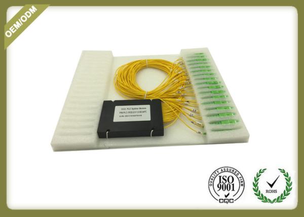 PLC Fiber Optic Splitter With SC FC Connector For Optical Communication