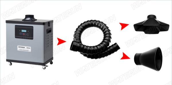 Metal Air Clean Industrial Fume Extractor Flexible Adjustable Quiet Operation