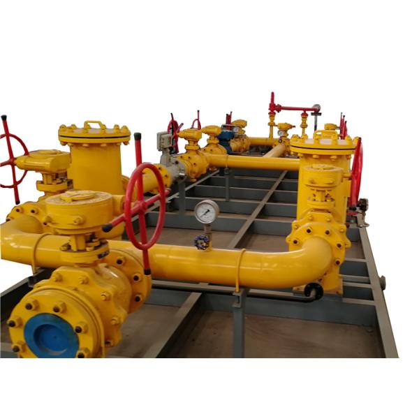 High - Effeciency Natural Gas Equipment Gas Pressure Reducing And Metering Skid