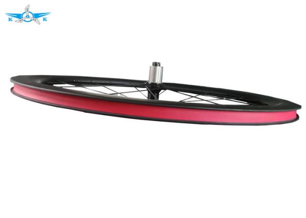 Carbon Fiber Road Bicycle Wheels Rim RT 700C Super Light Tubeless / Tubular Customized