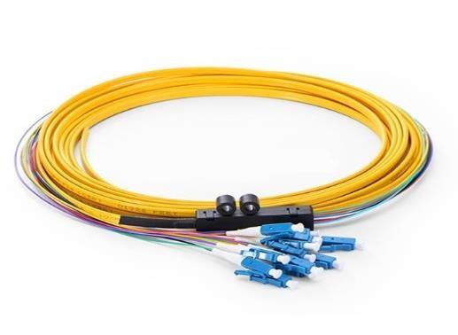 Perda de inserção do amortecedor apertado da trança 900um da fibra ótica OM2/OM3 baixa
