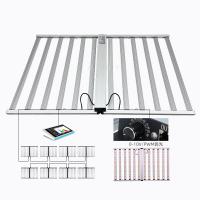 ANDY Full Spectrum Foldable LED Grow Light 1200W 12 Bar LED Grow Light Dimmable