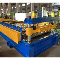 rolo trapezoidalmente do painel do telhado da espessura de 0.3mm que forma a máquina, altura PPGI de 28mm que telha a máquina de rolamento da folha