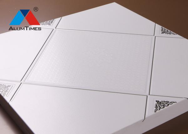 0.7mm Thick House Interior False Ceiling , Suspended Stretch False Ceiling Panels