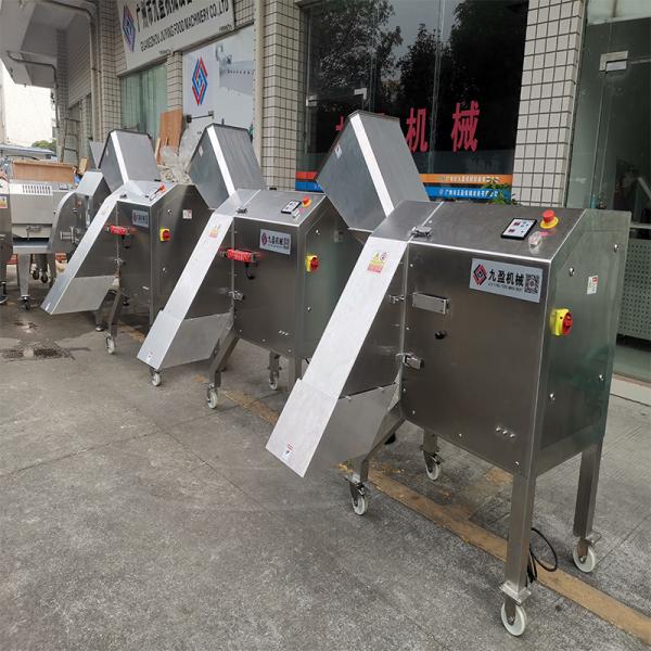 Máquina de corte en cuadritos de la carne del cubo del cortador de la pechuga de pollo congelada de la carne de vaca