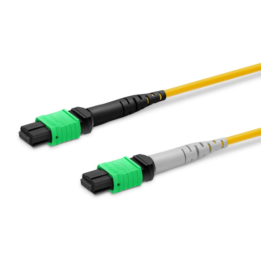 MTP Breakout Cable with 0.35dB Low IL and 8° APC Endface for OFNP Fire Safety-Rated Data Center Links