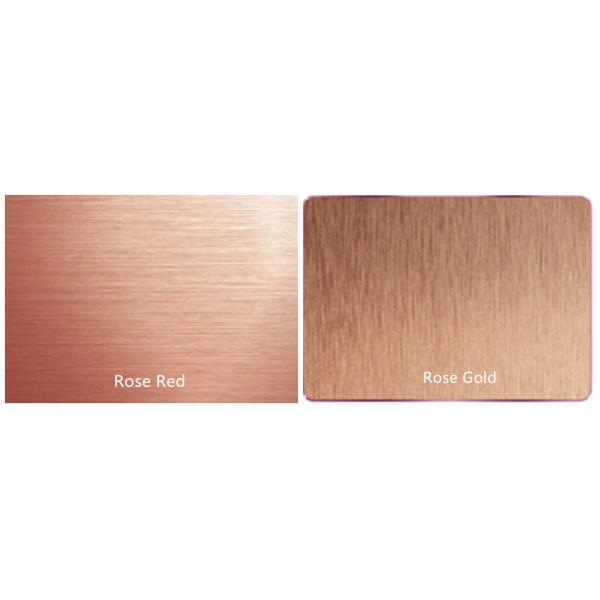 Декоративный розовый лист нержавеющей стали золота, Дурабле покрасил лист нержавеющей стали