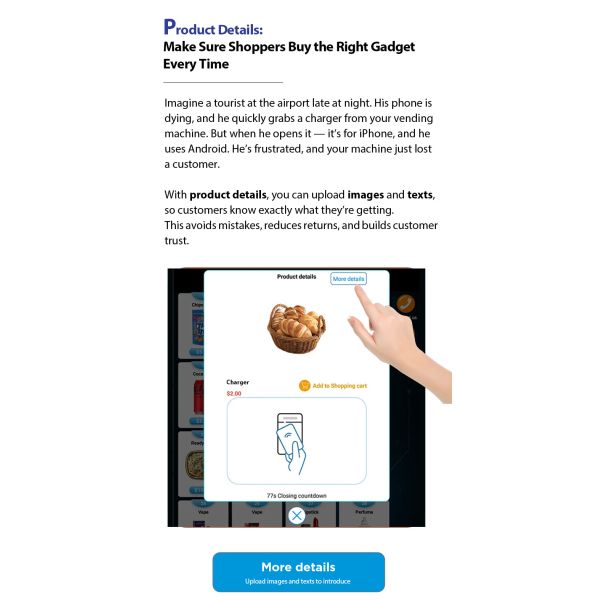 High-Capacity Cookie Vending Machine with Smart Elevator System: Premium Automated Bakery Retail Kiosk