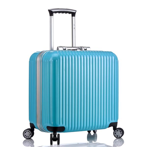 Simple Style Aluminum Alloy Frame Luggage Suitcases 16 PC Carry-ons Light Weight Spinner with 360 Universal Wheel