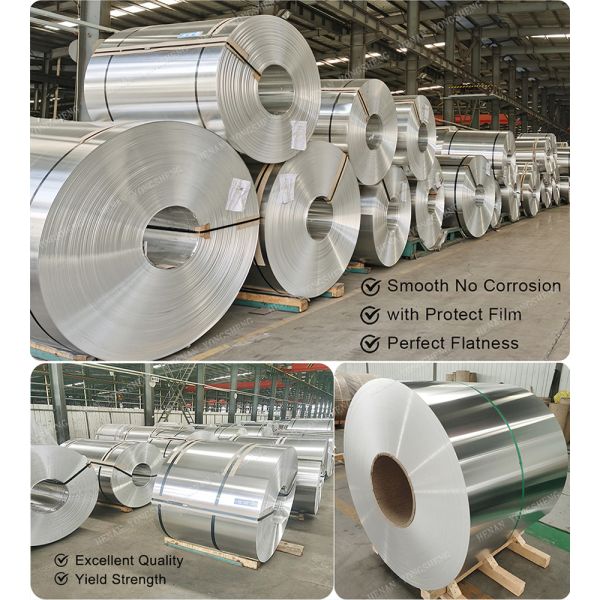Factory Direct 1060 3003 Aluminium Coil 110-310MPa PE PVDF Coated For Curtain Wall Heat Sink Stamping Hardware Signage Made in Gongyi Henan