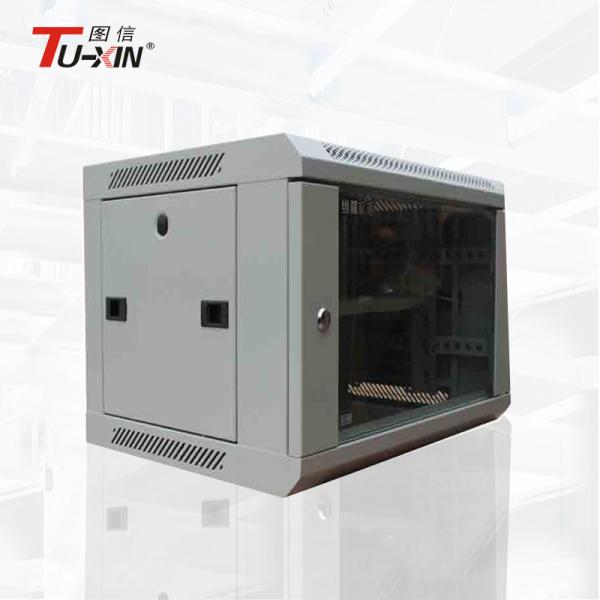 600 X 600mm Small Server Rack Cabinet , Single Section Wall Mount Data Rack
