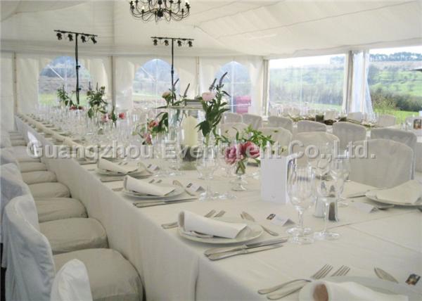 Luxury Wedding Party Tent event marquee With Hard ABS wall  / Glass Wall Easy Assemble