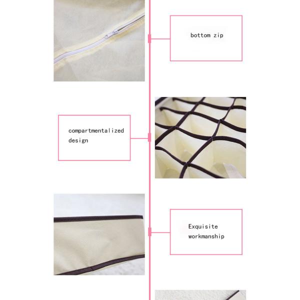 Custom Logo Accepted Non Woven Fabric Quilt Clothing Storage Bag for Clothes Blankets