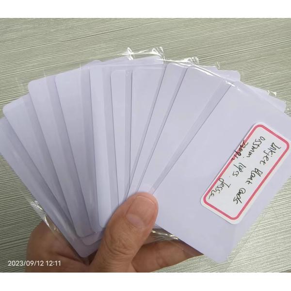 Белые пустые чернильные печатные ПВК-карты Cr 80 0,4 мм 0,5 мм для производства карт