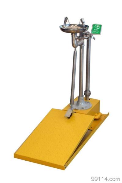 Emergency Laboratory Eye Wash Station Vertical Eye Bath With Two Nozzles