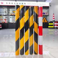 Choix flexible L'étagère réfléchissante prismatique avec des bandes jaunes et noires pour les bandes d'avertissement
