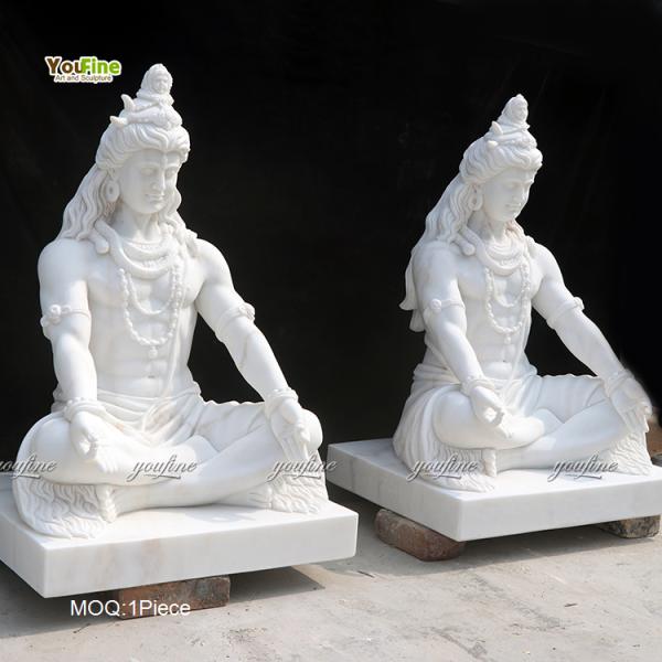 Custom Size Lord Shiva Indian Goddess Marble Statue Sculpture