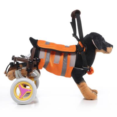 Pet Dog Wheelchair For Back Legs Folding Lightweight Wheelchair for Disabled Dogs
