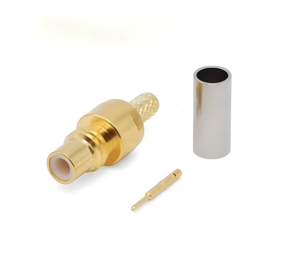 50 Ohm SMC Connector RF Crimp Style Connectors ODM SMC-C-J-1.5 For Rg316
