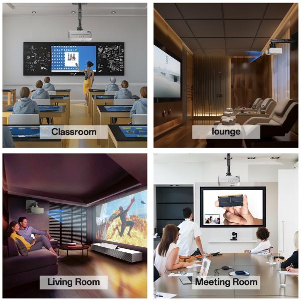 Multifunction Projector Bracket Ceiling Mount Retractable Projector Ceiling Brackets Rotatable