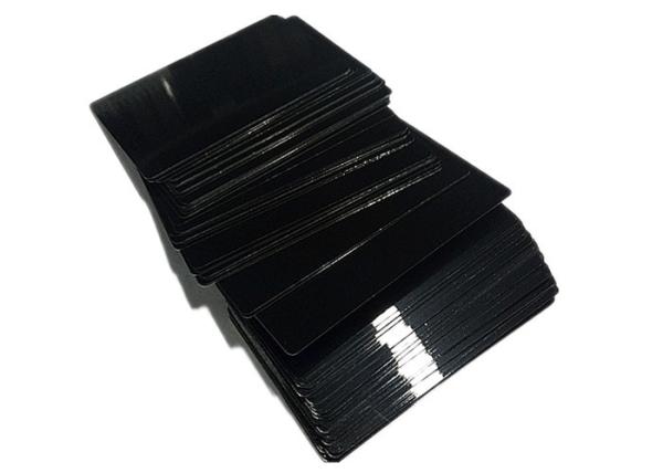 Etched Stainless Steel Card Laser Machine Parts Black Metal Business Card 85.5×54mm