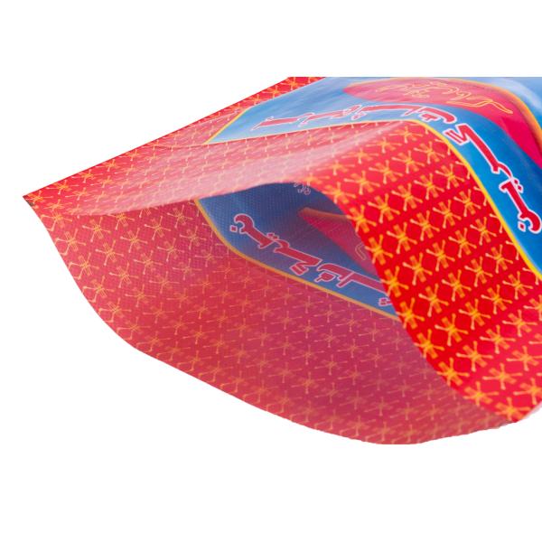 Bopp Laminated Woven Pp Bags , Multicolor Printed Food Packaging Plastic Weave Bags