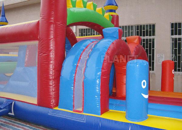 Casa inflável adulta do salto do desafio do curso de obstáculo dos jogos engraçados do esporte