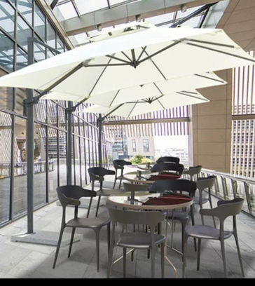 OEM Aluminum Pole Parasol Garden Patio Table Umbrella Radii 1.25m