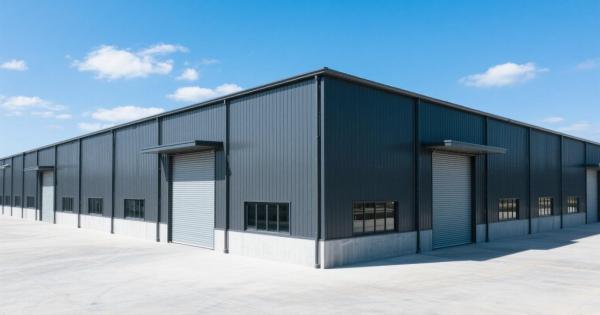 Easy Installation Industrial Prefabricated Warehouse Building For Garage