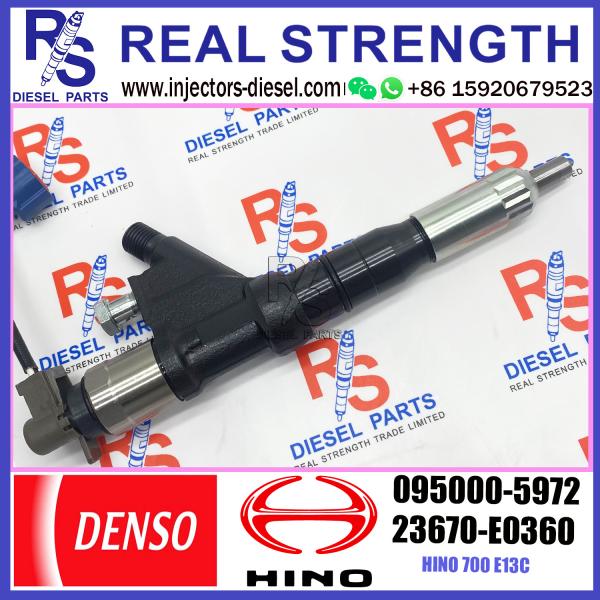 injetor comum 095000-5990 do trilho 9709500-599 23910-1410 23670-E0311 para Hino injetor de 500 séries