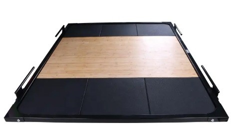 Fitness Accessories Gym Equipment Weight Lifting Deadlift Platform Rubber Solid Wood Weightlifting Platform