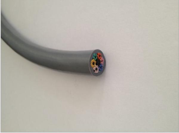 Special Cable for Drag Chains TRVV 6Cx0.14sqmm for machine or equipments bending frequently in grey Color