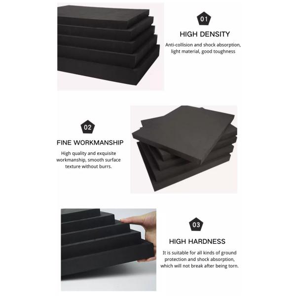 Folha de espuma antiestática de embalagem de espuma de alta densidade Retardante de chama EVA, XPE Rolo de espuma