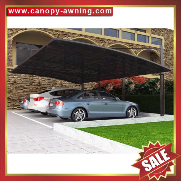 excellent backyard park single car canopy awning shelter carport with aluminum framework and polycarbonate sheet