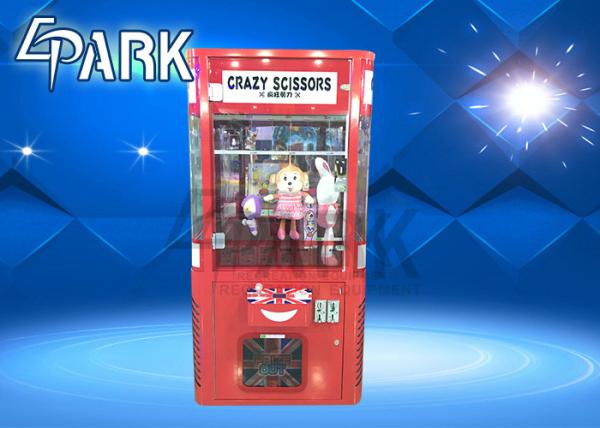 British Style Scissors Cut Gift Claw Crane Game Machine Warranty 1 Year