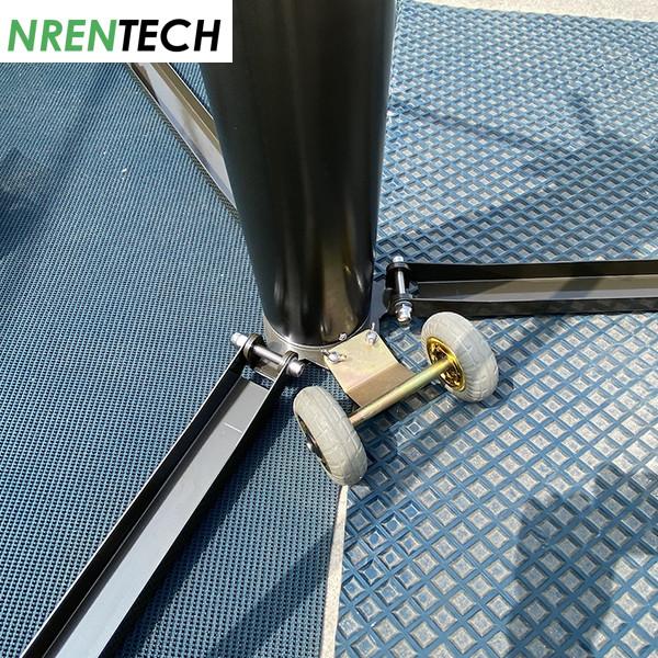 15m Aluminum Mobile Crank Up Telescopic Radio Antenna Mast 10kg payloads