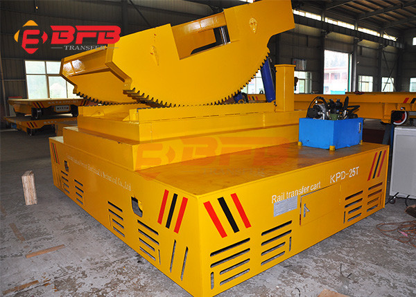 Батарея тележка переноса ковша таблицы наклона 30 тонн горячая жидкая