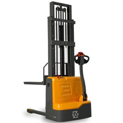 2m 3m 4000mm Full Electric Walkie Stacker 1200kg 1.2t 1.5 ton Electric Pallet Stacker with Operating handle