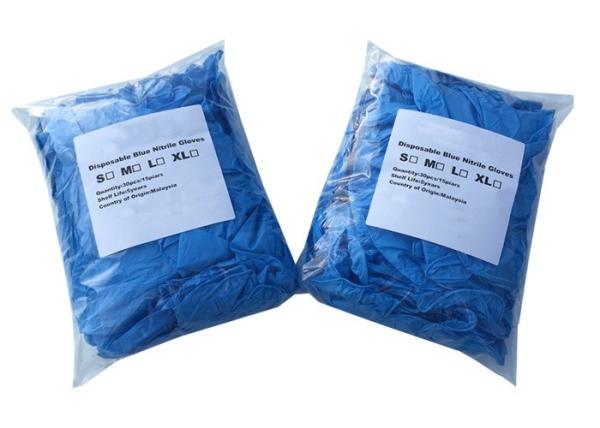 Large Disposable Nitrile Gloves Chemical And Water Resistant Nitrile Food Prep Gloves