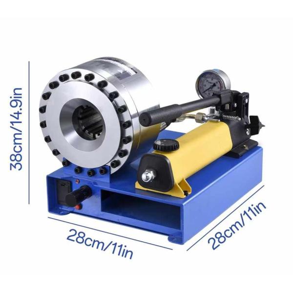 1 Inch 6-25mm 1/4 To 1 Inch Portable Manual Hydraulic Hose Pipe Crimping Machine Hydraulic Hose Crimping Tool 10pcs/H