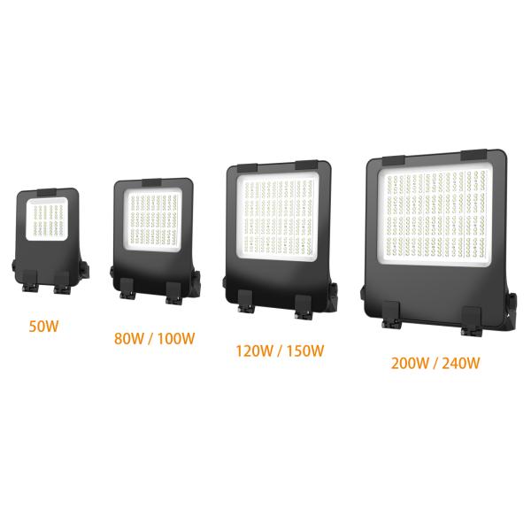 Dimmable IK08 Protection 140lm/W Industrial Flood Lights Innovative