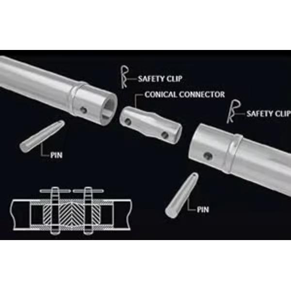 Estructura de truss de aluminio negro y plateado para luces de escenario, armazón de aleación de aluminio de alta resistencia